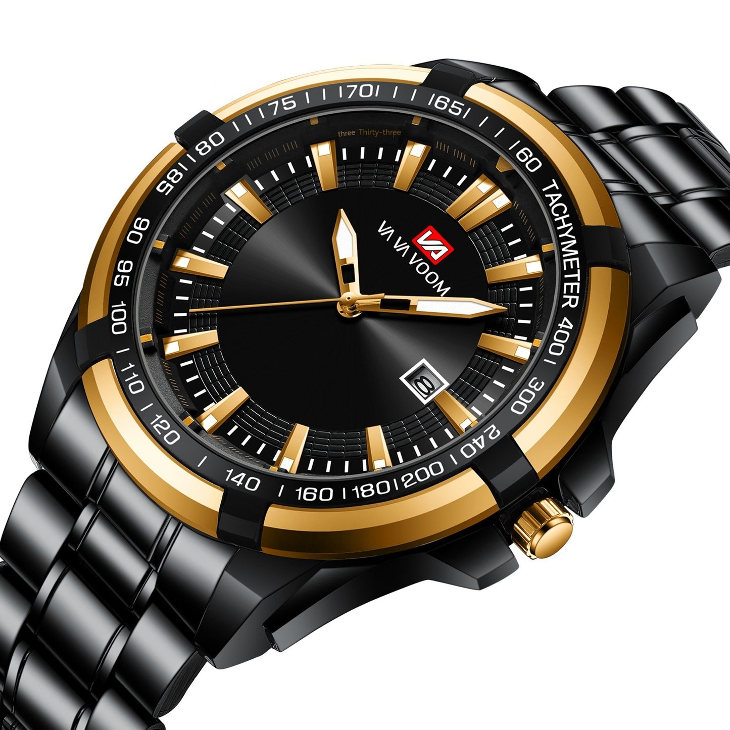 Student Business Sports Luminous Steel Belt Watch