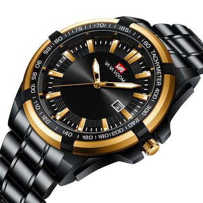 Student Business Sports Luminous Steel Belt Watch