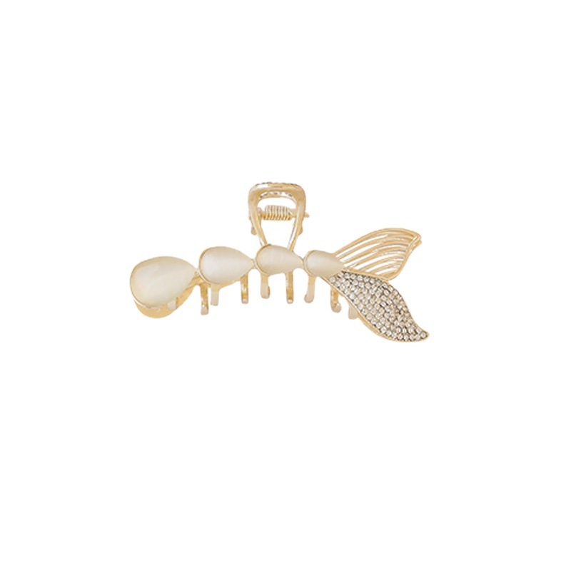 Opal Fish Tail Pearl Hair Clip
