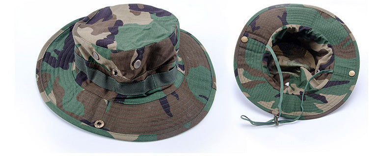 Camouflage Summer Fisherman Sunscreen Hat