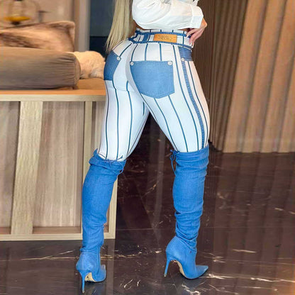 High Waist Plaid Leggings
