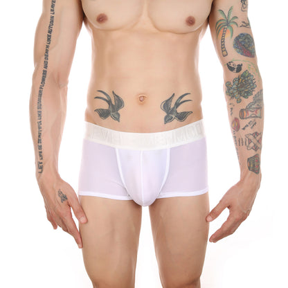 Men's Breathable Mesh Low Waist Boxers