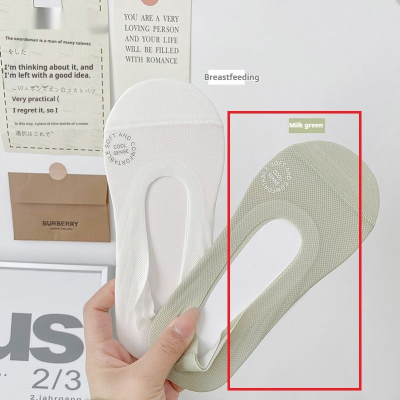 Three-dimensional Mesh Breathable Invisible Boat Socks