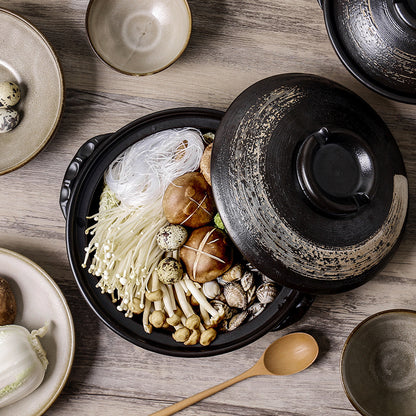 Ceramic Stew Pot Soup Rice Casserole Gas Clay Pot