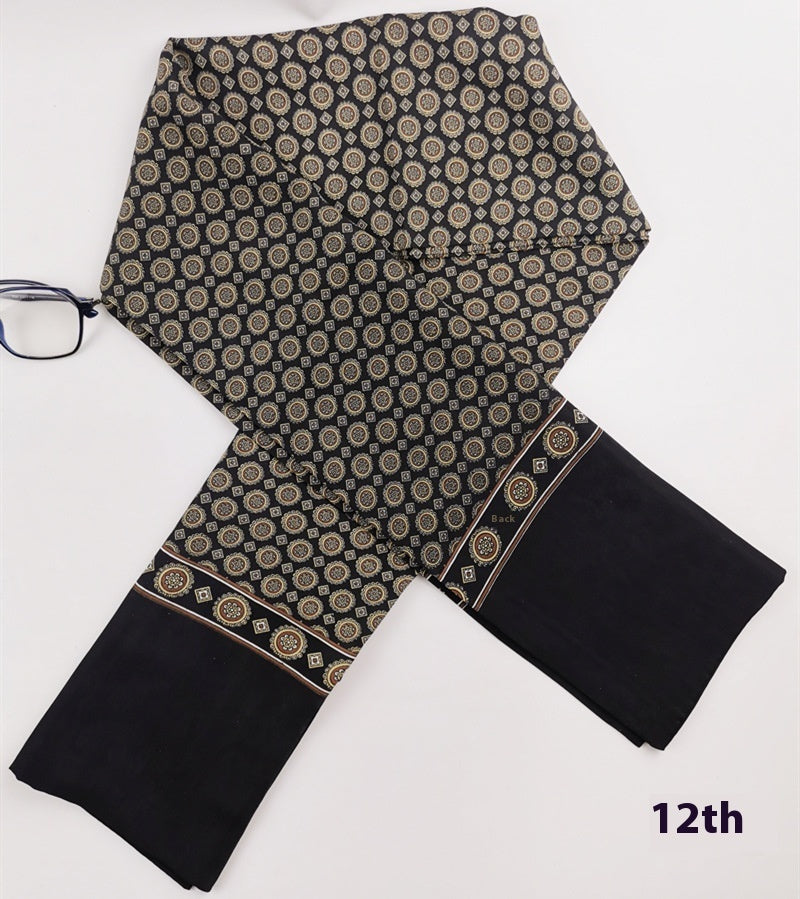 Men's Silk Cashmere Business Long Scarf