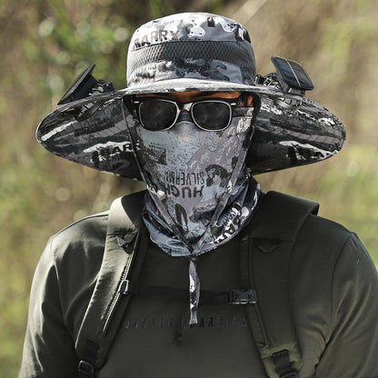 Lithium Battery Fan Solar Wind Protection Hat