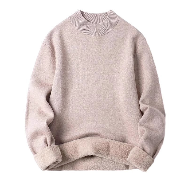Men's Half High Neck Slim Fit Sweater