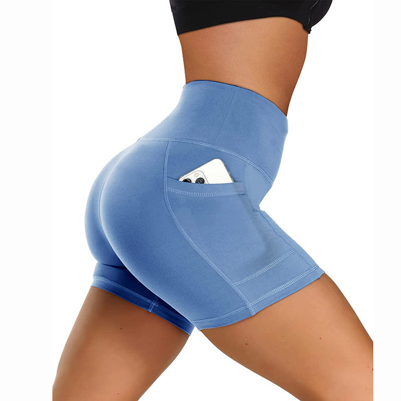 Slim Fit Running Sports Stretch Shorts