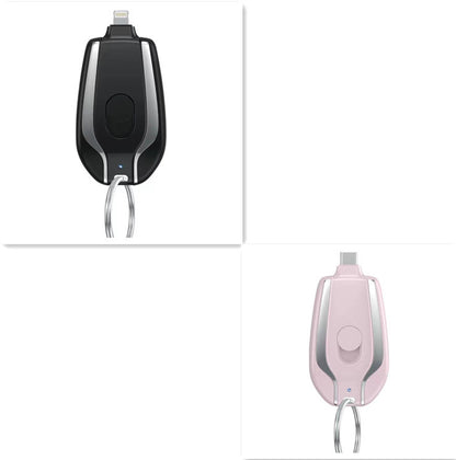 Keyring Wireless Charging Bank 1500mAh Portable Power