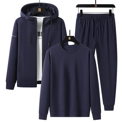 Spring And Autumn Men's Sports And Leisure Suit