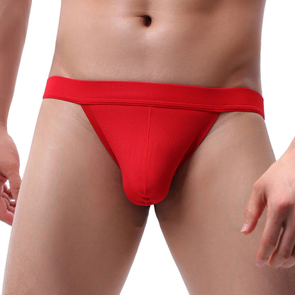Men's Mesh T-shaped Sexy Underwear Low Waist Sexy