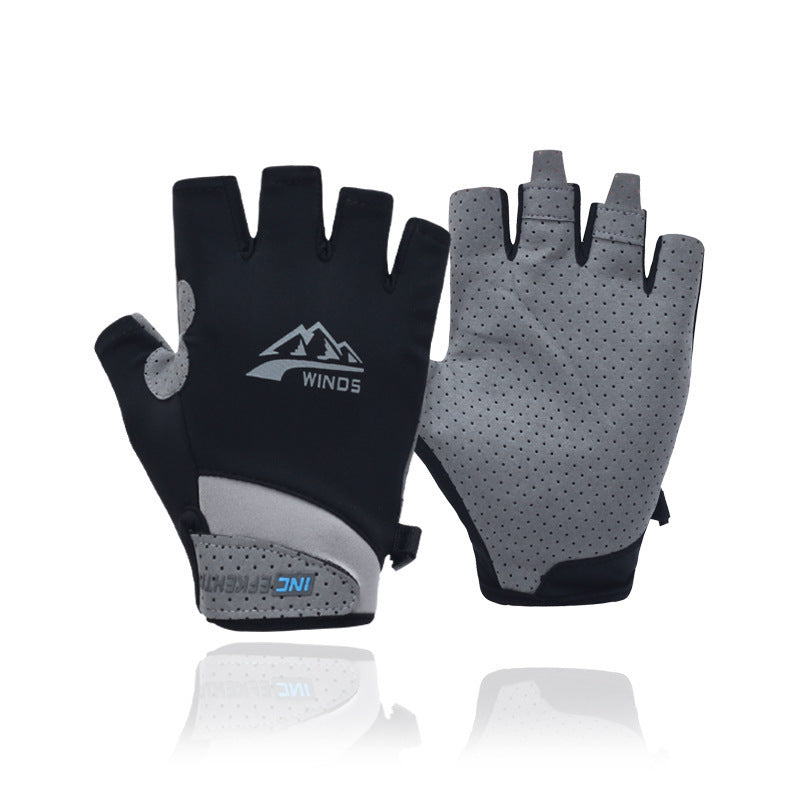 Fitness Cycling Half Finger Touch Screen Gloves
