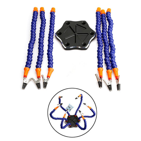 Six Jaw Aluminum Alloy Welding Station Tool