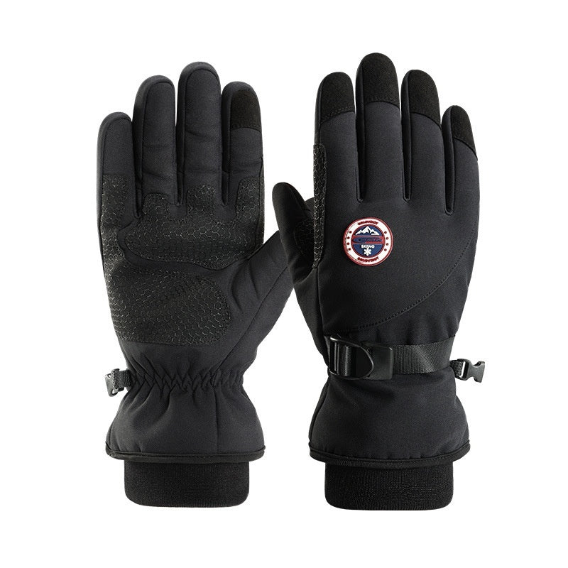 Winter Men's Warm Skiing Riding Gloves