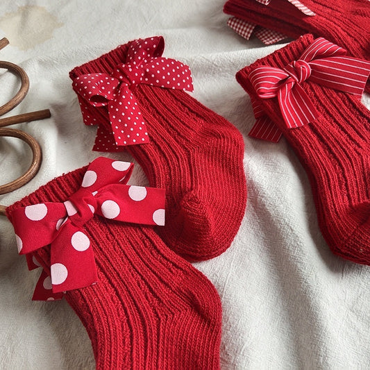 Autumn Winter Mid-calf Woolen Yarn Socks