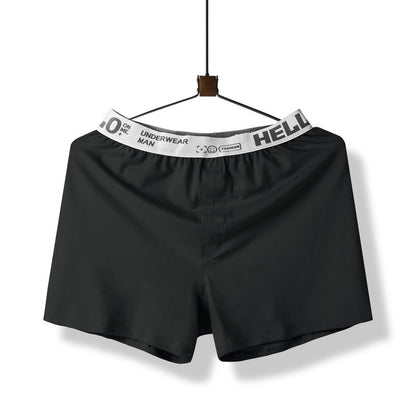 HELLO Men's Pure Cotton Loose Boxer Pants