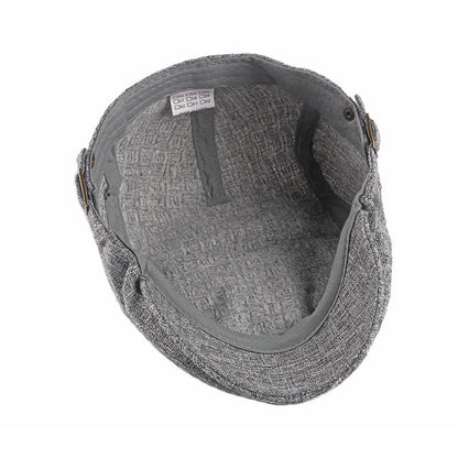 Men's British Retro Breathable Simple Light Board Hat
