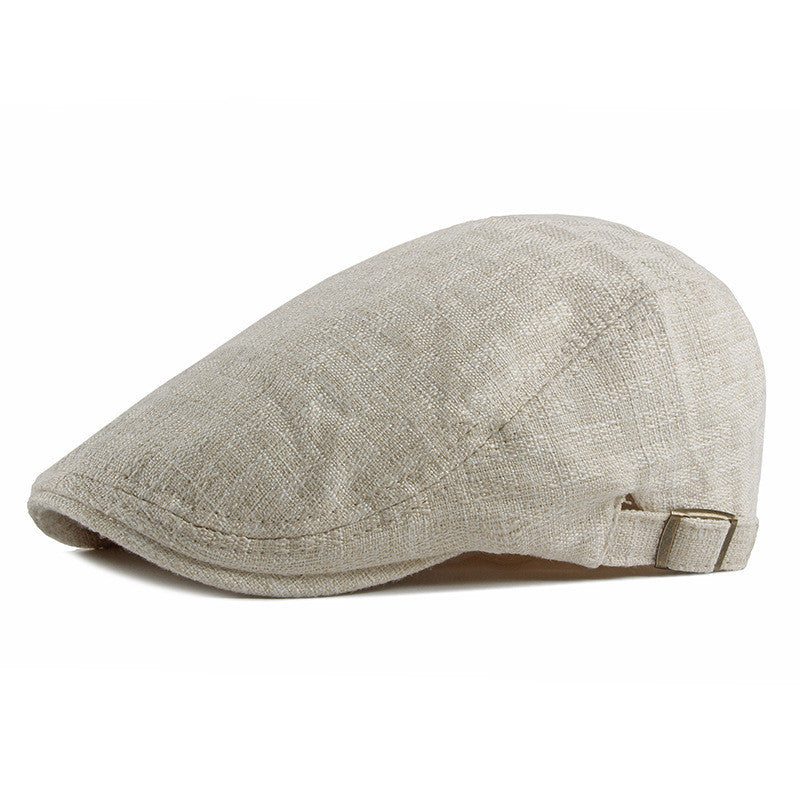 Men's British Retro Breathable Simple Light Board Hat