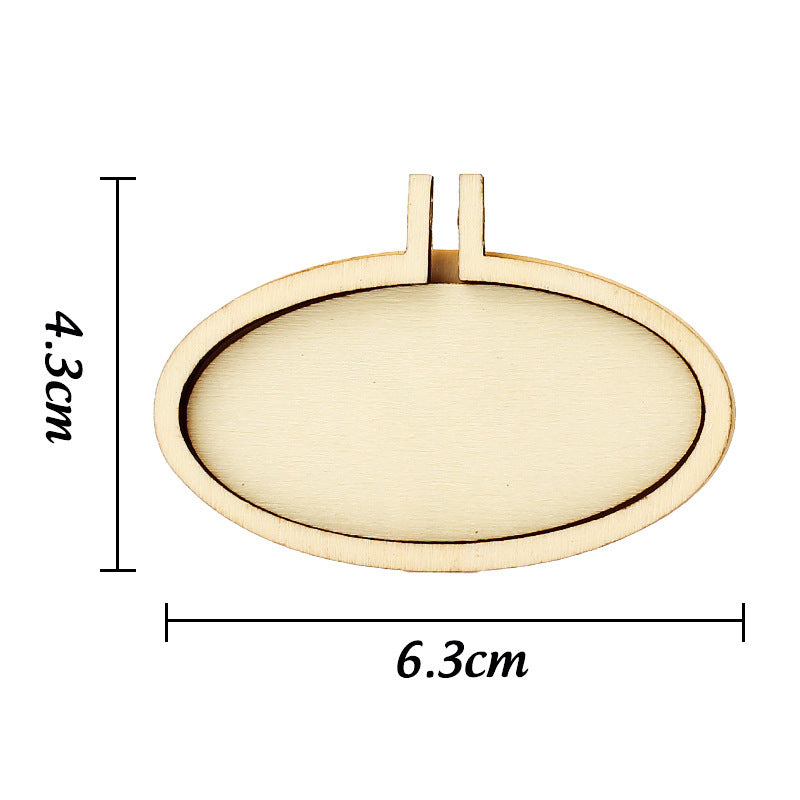 Wooden Mini Embroidery Frame Ornament