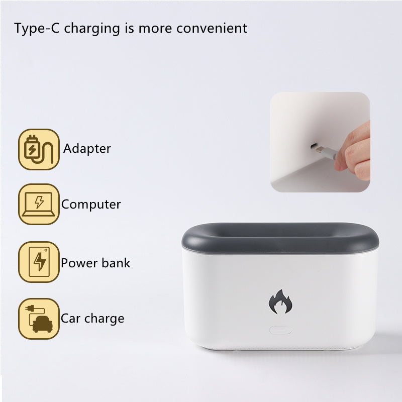 3D Flame Aroma Diffuser