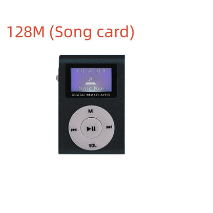 Metal clip mp3 card player cute mini sports iron clip MP3