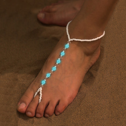 Summer Beach Beaded Foot Ornaments