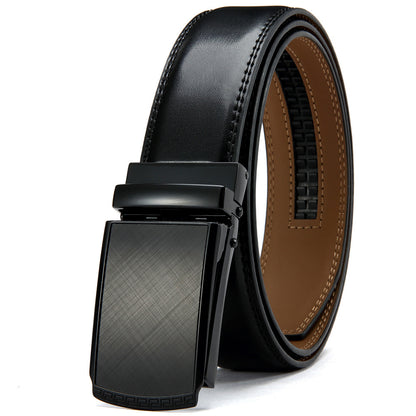 Double-sided Genuine Leather Business Belt