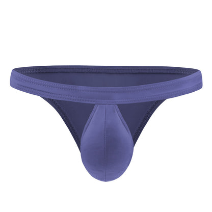 Men's Translucent Ice Silk Low Waist Briefs