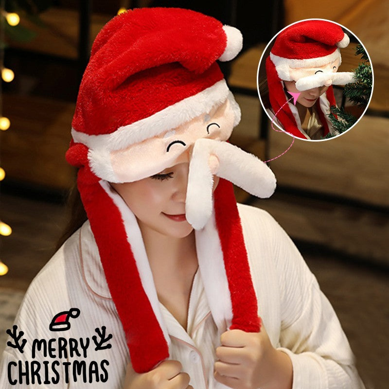 Movable Christmas Hat, Santa, Snowman, Elk