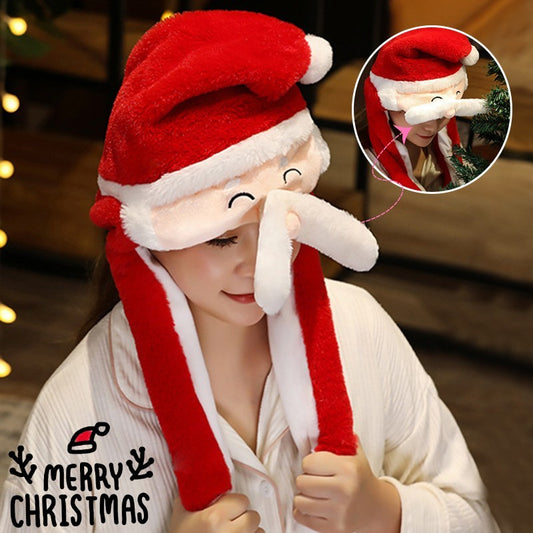 Movable Christmas Hat, Santa, Snowman, Elk