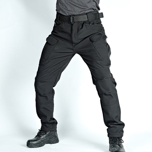 Men's Winter Fleece-lined Waterproof Tactical Pants