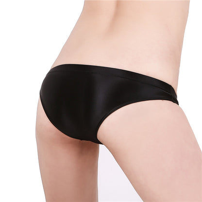 Men's Silky Shiny Low Waist Briefs