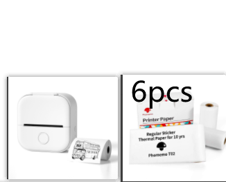 Mini Portable Thermal Label Printer - Ideal for Students and Price Tags