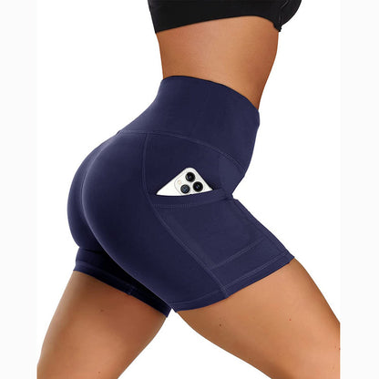 Slim Fit Running Sports Stretch Shorts