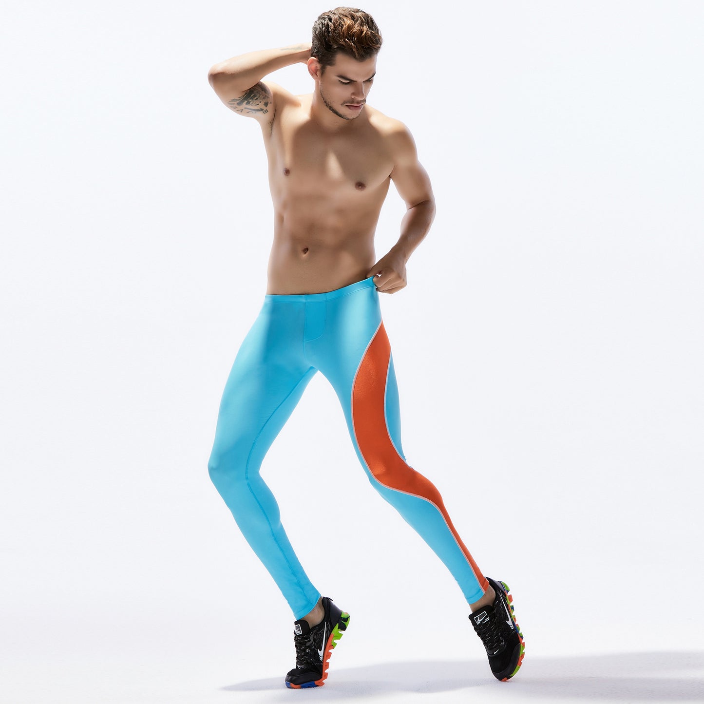 Men's Sports Tight Stretch Workout Track Pants