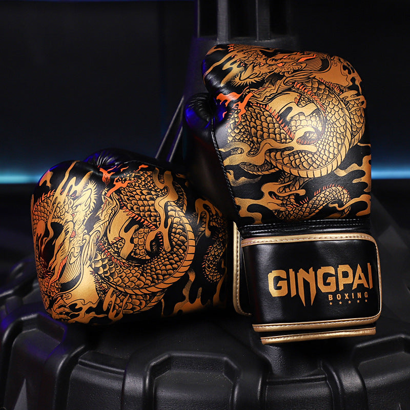 Professional Men's Sanda Fight Training Gloves