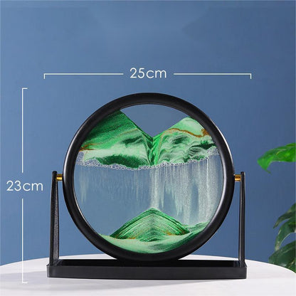 Quicksand Painting Hourglass Glass Decoration Crafts