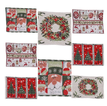 Christmas Knitted Cloth Placemats