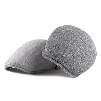 Men's British Retro Breathable Simple Light Board Hat
