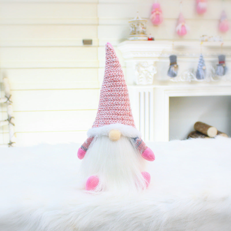 Christmas Telescopic Faceless Doll Decoration