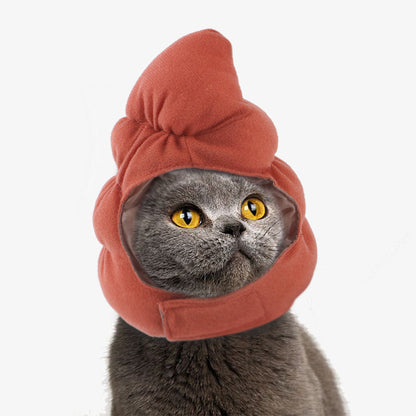 Funny Pet Dog Cat  Costume Warm Hat Photo Props Headwear