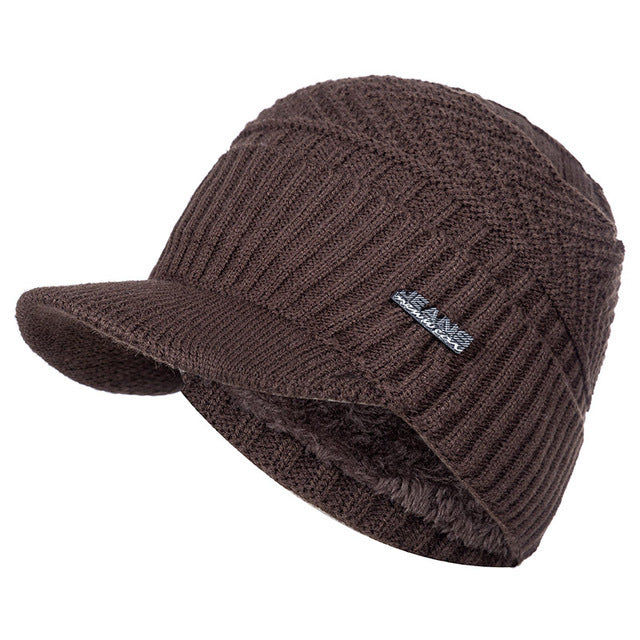 Unisex Warm Fur Lined Beanie