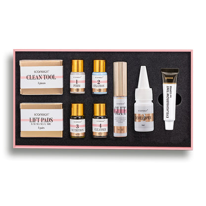 ICONSIGN Lash & Brow Tint Kit - Lash Lift, Perm, and Brow Lamination Set