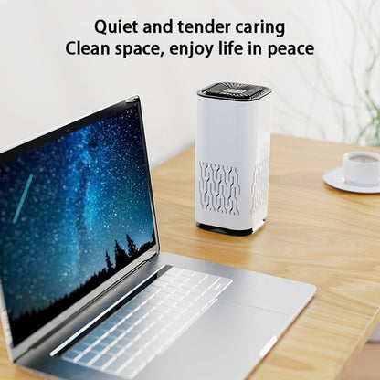 Portable Car Air Purifier Ionizer Smoke Dust Remover