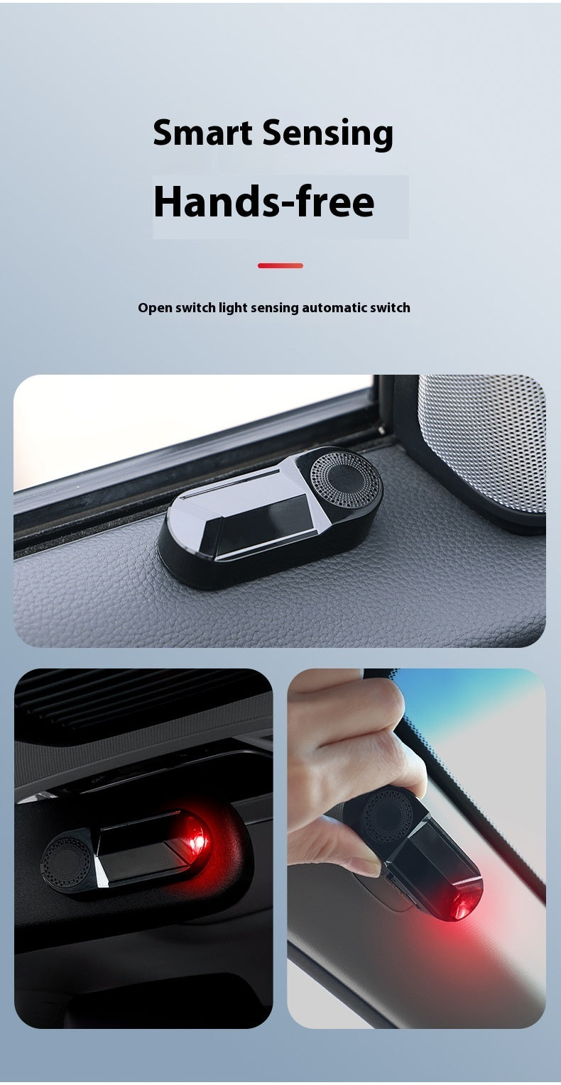 Automobile Solar Warning Light Aromatherapy