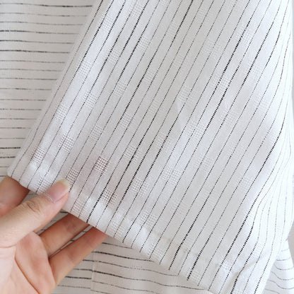 Summer Jacquard Cotton Kimono Thin Bathrobe