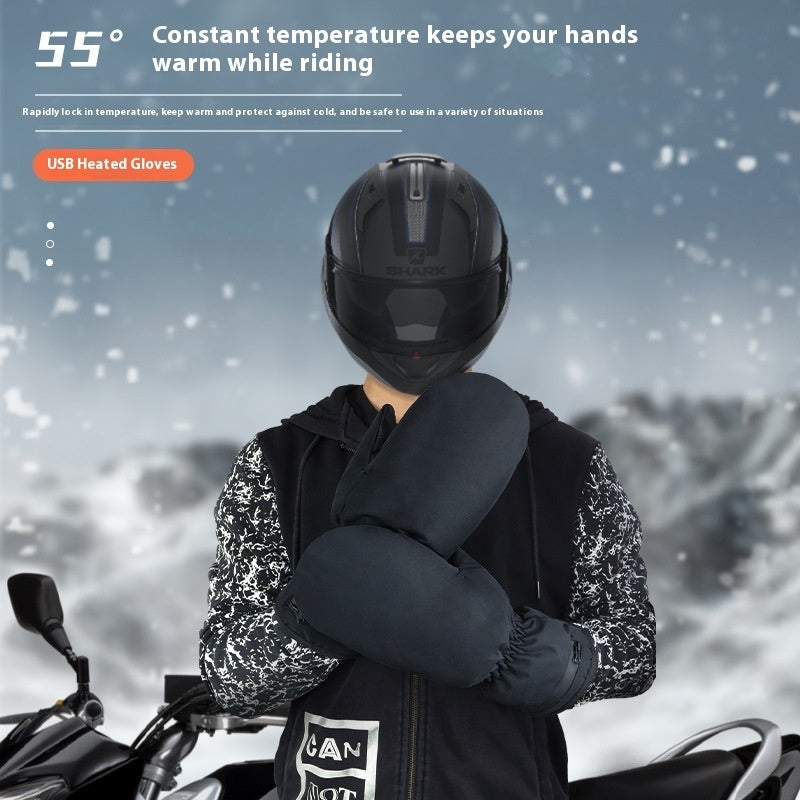 Electrically Heated Windproof Gloves