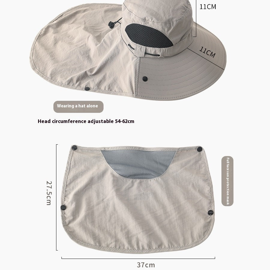 Outdoor Fishing UV Protection Bucket Hat