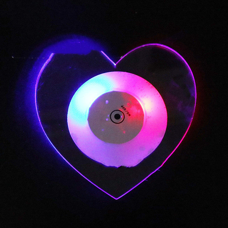 LED Glow Acrylic Coaster Luminous Cocktail Mug Stand