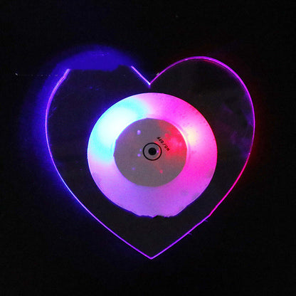 LED Glow Acrylic Coaster Luminous Cocktail Mug Stand